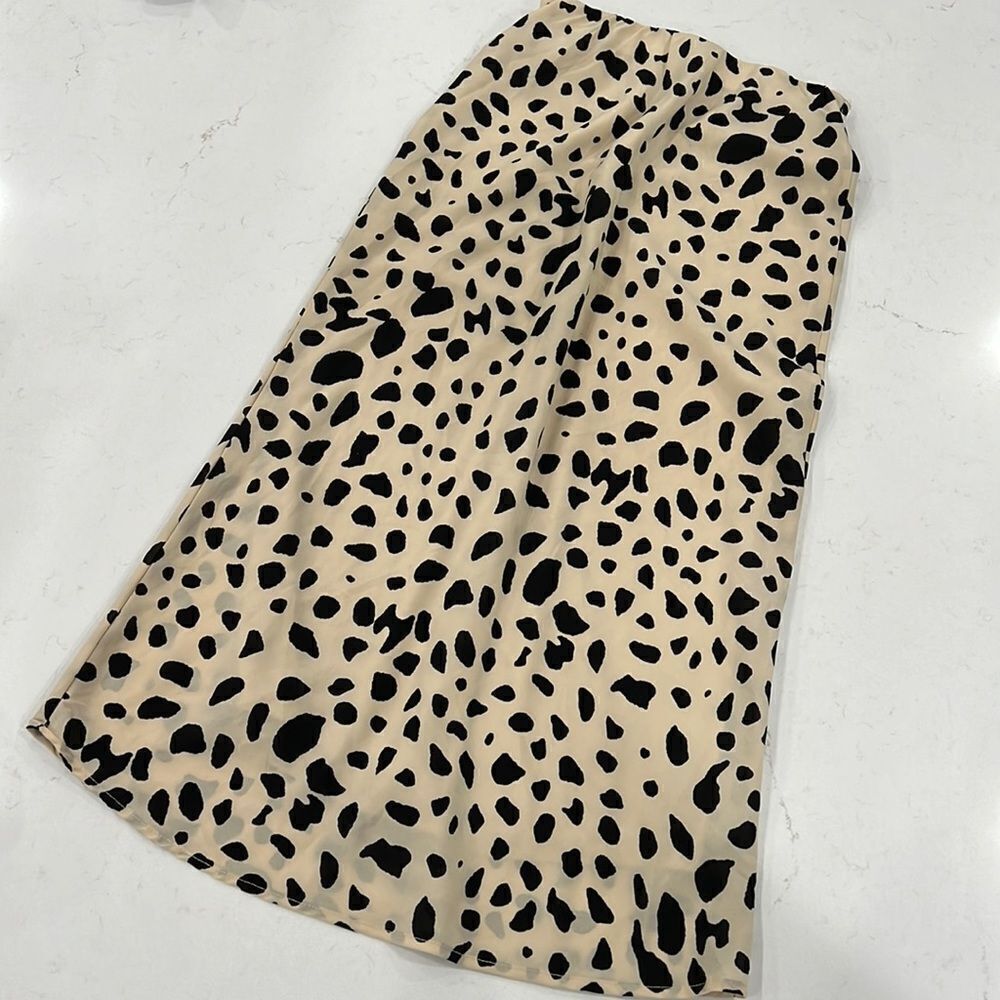 JAPNA Vintage animal print skirt size xs